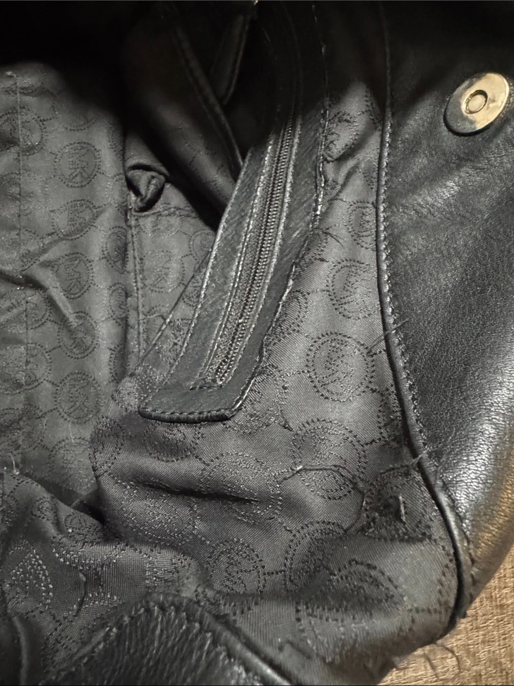 Michael Kors genuine leather